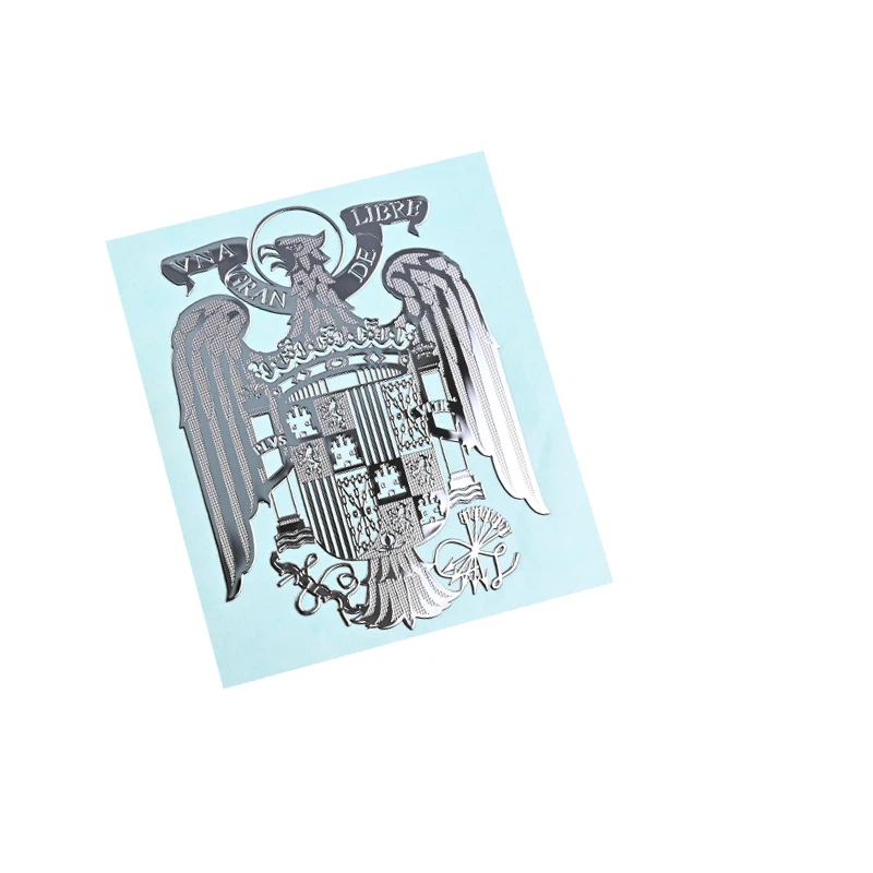 Metal Gold Nickel Sticker